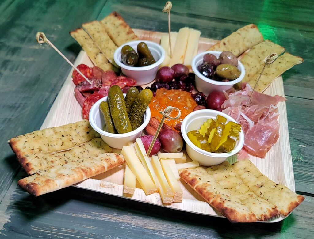 Meat & Cheese Plate charcuterie from The Bayou Vero beach Florida