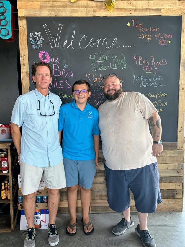 Photos of the Island Pig & Fish restaurant located in Fort Pierce Florida owners, Taylor Shull, Food Blogger Jackson Harbin, and Chef Dean Dupuis.