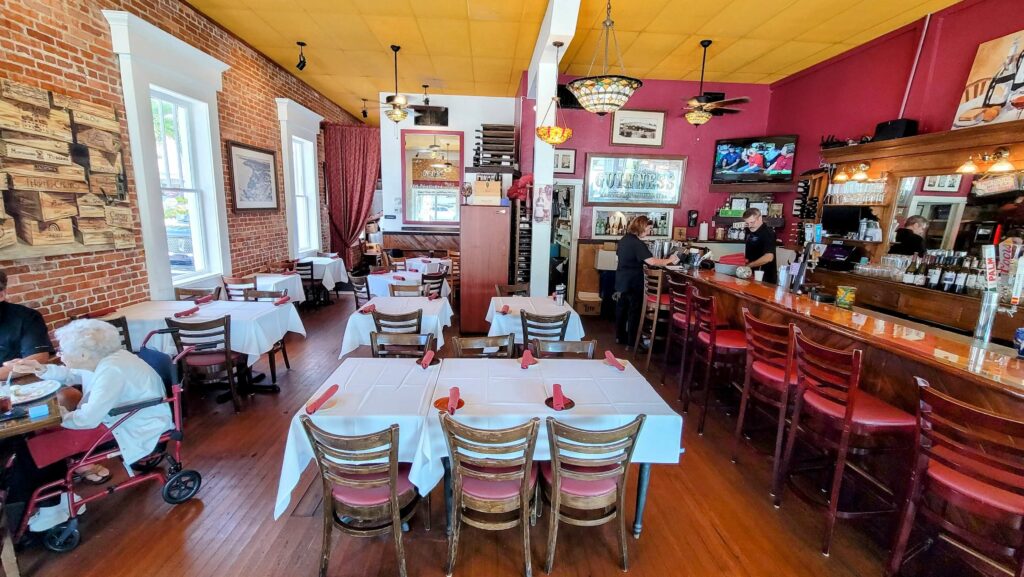 indoor dining room for Riverwalk Cafe & Oyster Bar located in Stuart Florida
