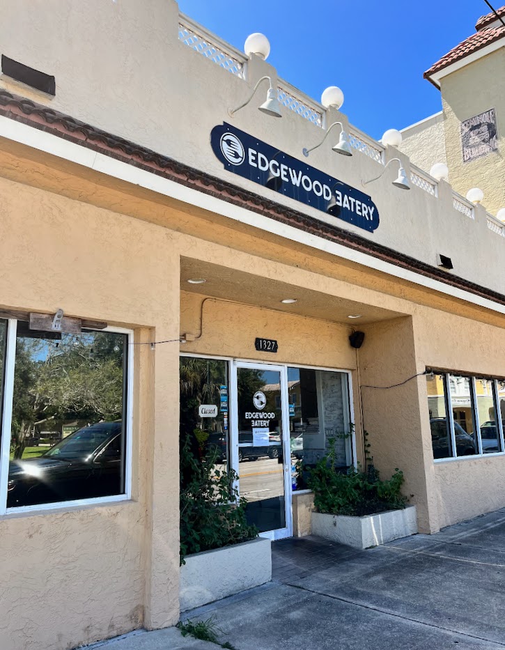 front entrance of The Edgewood Eatery located in downtown vero beach florida