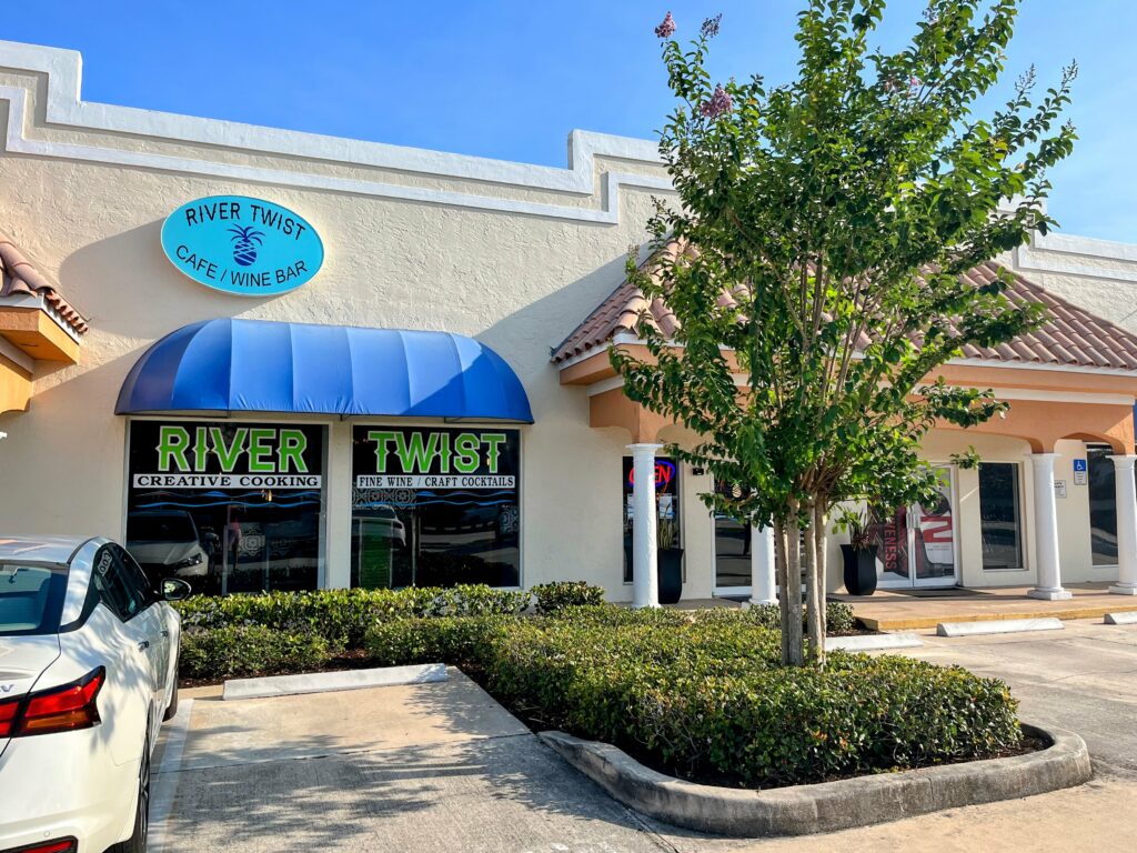 Front entrance of River Twist located in Vero Beach florida