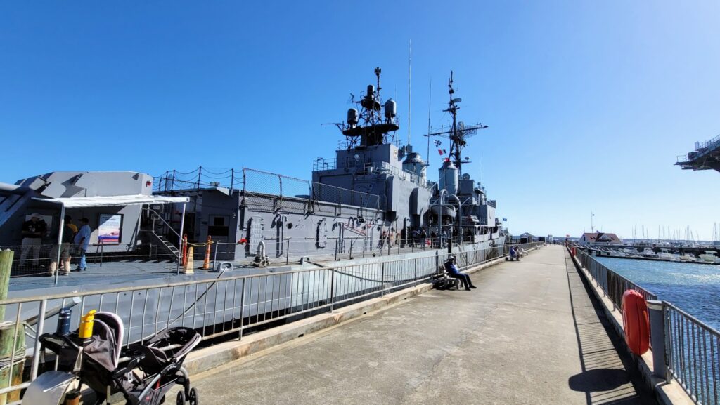 The USS Laffey on display at the Patriot's Point Museum in Charleston South Carolina