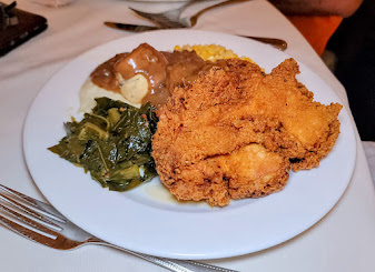 Southern Fried Chicken as prepared by Magnolia's restaurant located in the historic downtown Charleston South Carolina