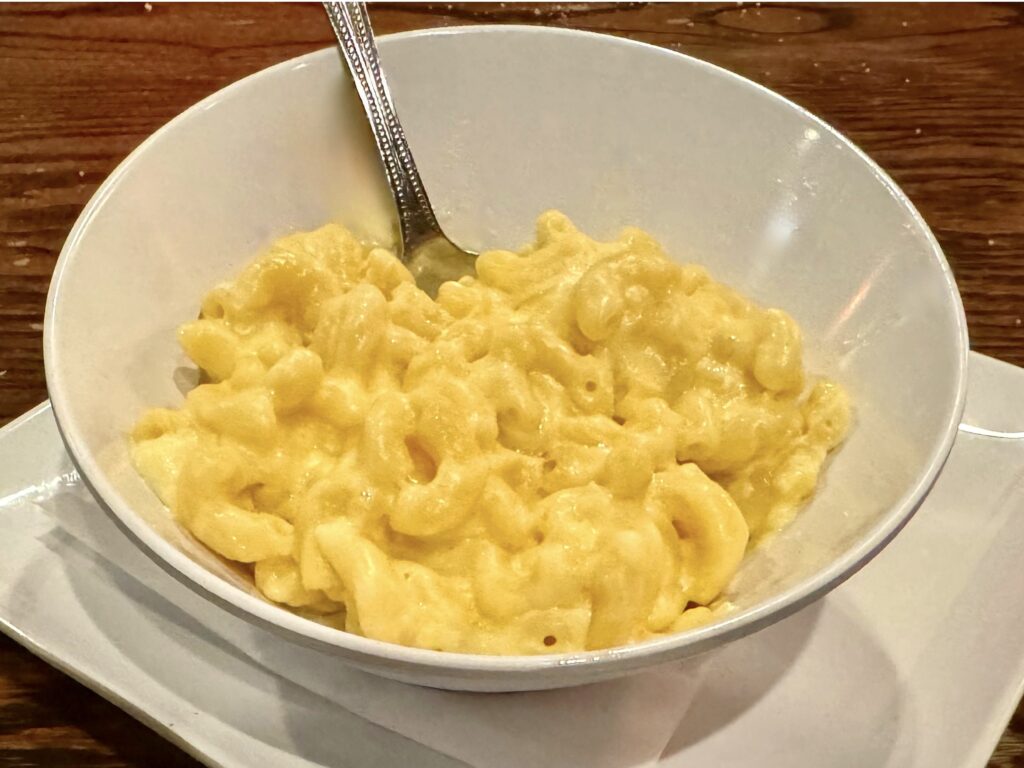 Macaroni & Cheese as prepared by Hemingway’s Tavern in Melbourne Florida