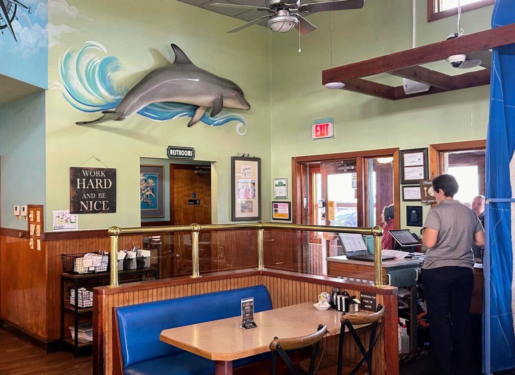 Foyer entrance at Captains Galley located in Fort Pierce Florida