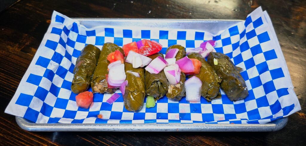 Dolmades as prepared by Think Greek PSL located in Port St Lucie Florida