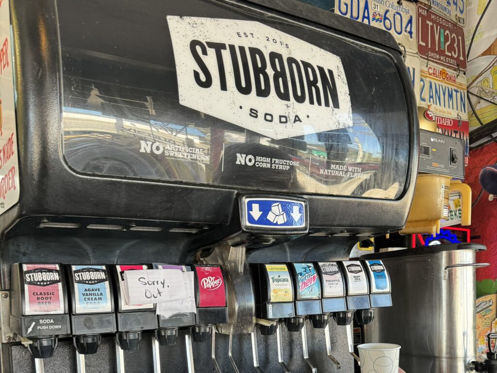 Stubborn Soda on Tap at Mustard's Last Stand in Melbourne, Florida